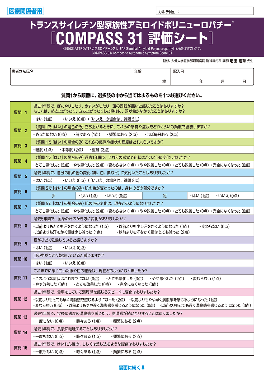 NIS評価シート PDF版